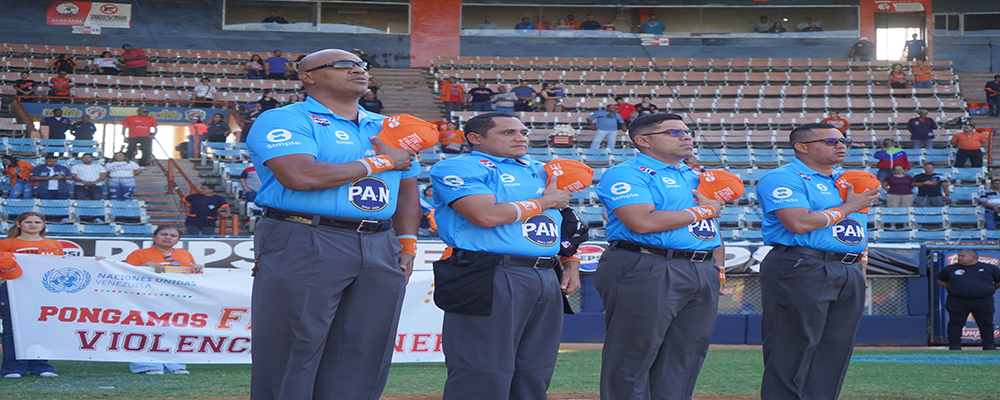 Umpires se suman al llamado para poner fin a la violencia contra las mujeres