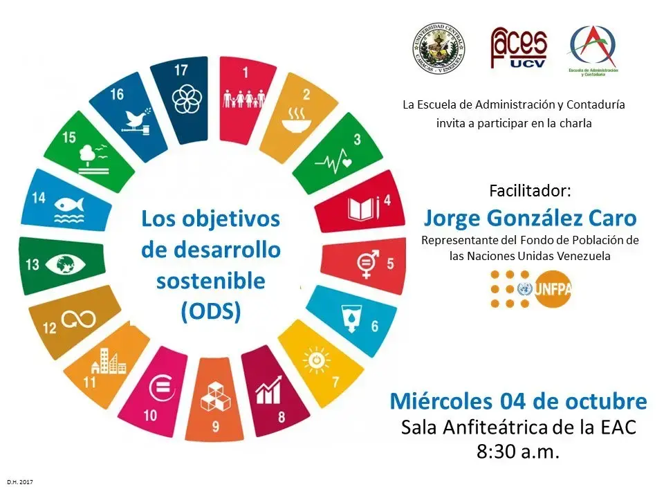 UNFPA Venezuela y EAC- UCV conversaron sobre los Objetivos de Desarrollo Sostenible