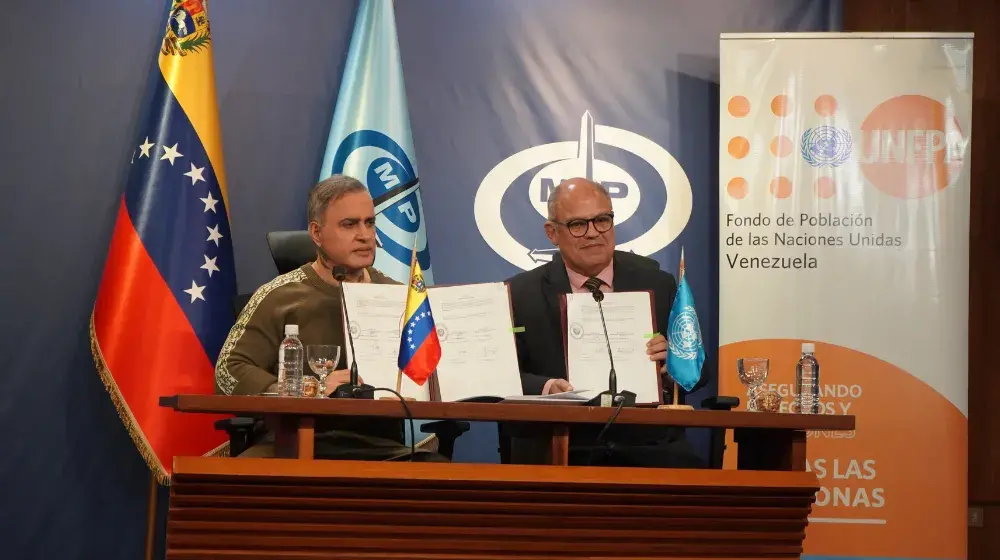 El UNFPA y el Ministerio Público firman acuerdo para impulsar acciones técnicas que contribuyan a la erradicación de la violencia contra las niñas, adolescentes y mujeres