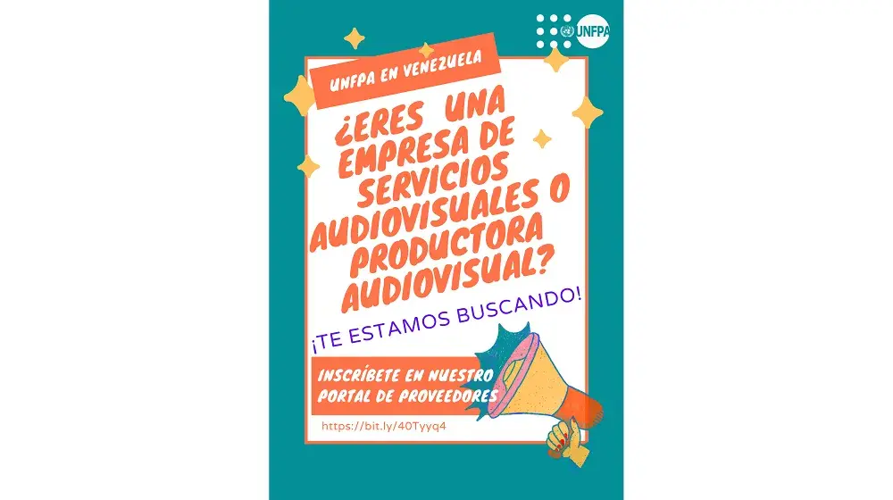 ¡Queremos ampliar nuestra base de proveedores para el suministro de servicios y productos de realización audiovisual!