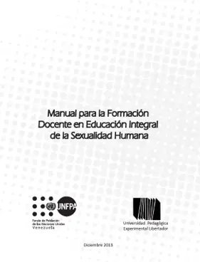 Manual para la Formación Docente en Educación Integral de la Sexualidad Humana