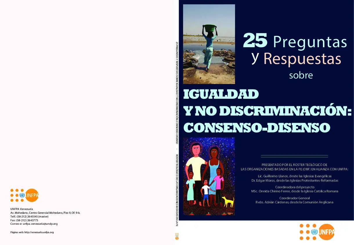 25 preguntas y respuestas sobre Igualdad y No Discriminación: