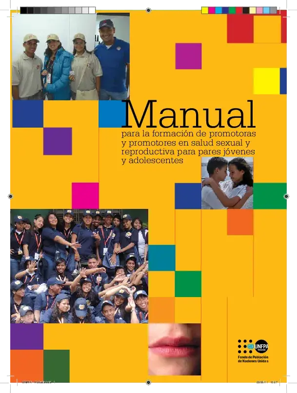 Manual para la formación de promotores en SSR para Jóvenes y Adolescentesón